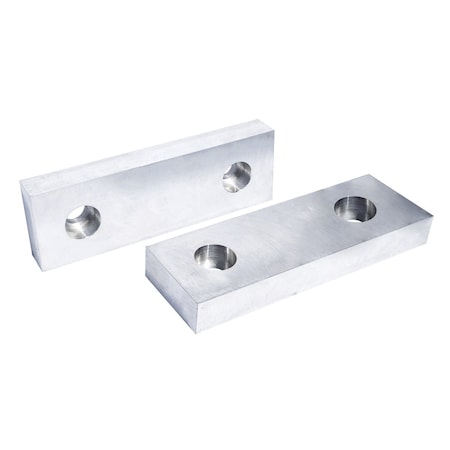 Hhip 4-1/8 in. L X 1.5 in. H X 1 in. Aluminum Soft Vise Jaws Set 3900-2291